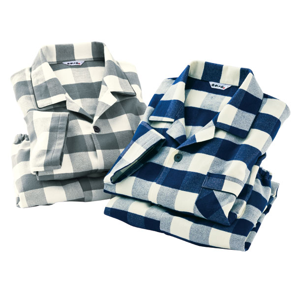 肌ざわり抜群 日本製 まるで毛布の綿毛布パジャマ 綿毛布 深起毛 快眠寝巻 メンズ 秋冬春 40代 50代 60代 958176