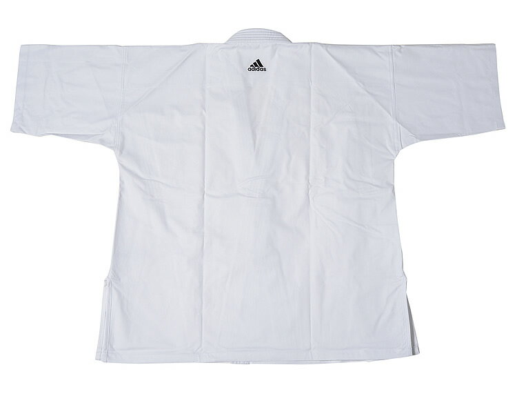 adidasアディダス純白フルコン空手衣FK001(000号~0号)FK001-0//アディダス空手着形組手兼用道衣道着試合練習組手