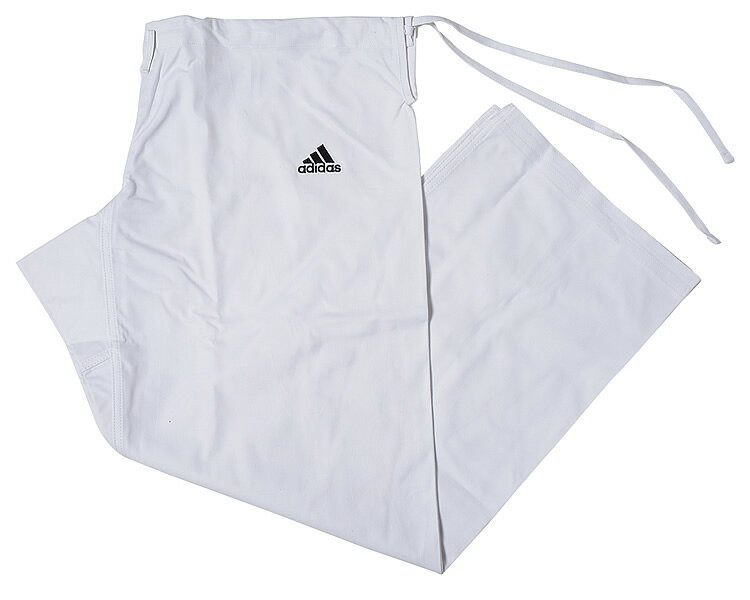 adidasアディダス純白フルコン空手衣FK001(000号~0号)FK001-0//アディダス空手着形組手兼用道衣道着試合練習組手