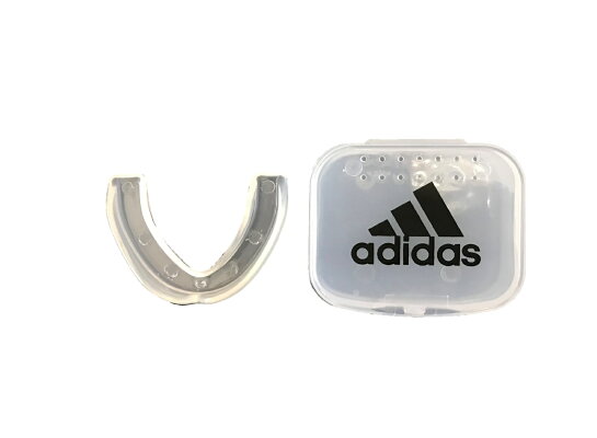 adidasシングルマウスピース(ケース付)//アディダス格闘技空手ボクシングキックボクシング総合格闘技練習道場