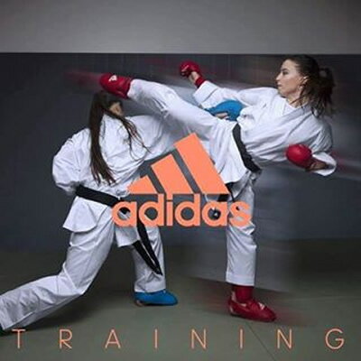 adidasWKF公認空手衣組手ファイター//空手胴衣道着伝統空手フルコンタクト空手空手着練習黒アディダスフルコンエムワールドmworld