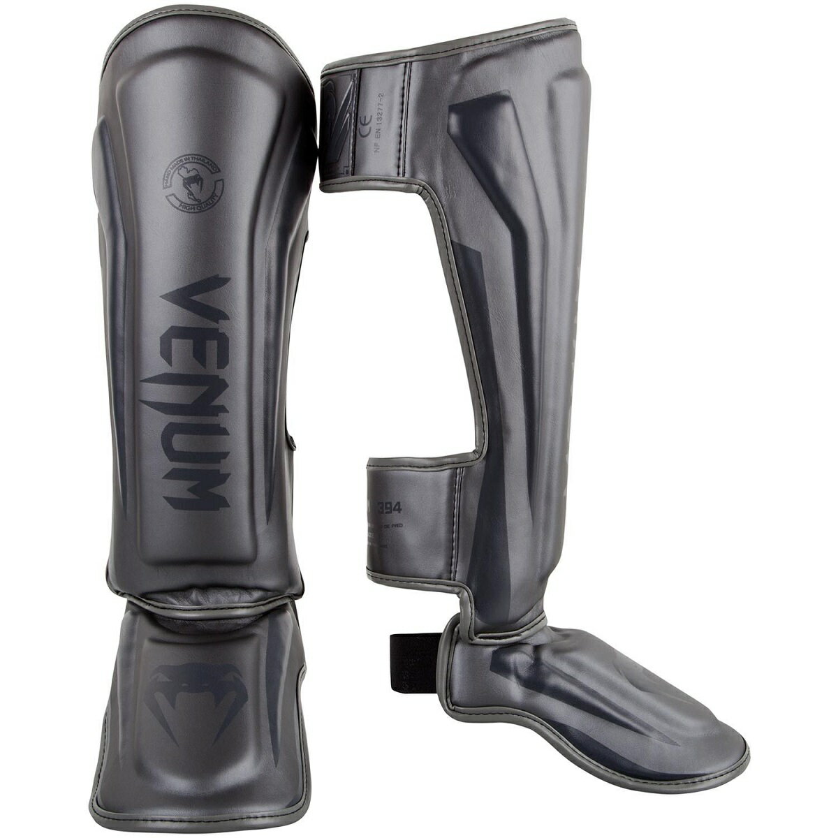 VENUM レッグガード ELITE SHIN GUARDS （グレー×グレー） VENUM-1394-432 //レガース キックボクシング 格闘技 防具 プロテクター 送料無料 1