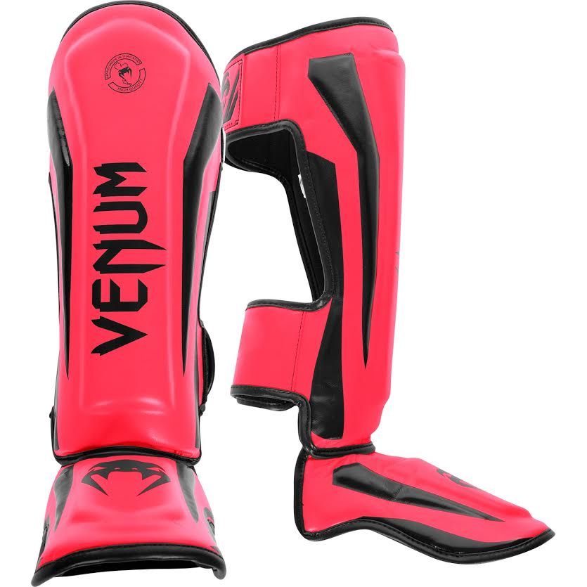 VENUM レッグガード ELITE SHIN GUARDS （ピンク） EU-VENUM-1394-PINK //レガース キックボクシング 格闘技 防具 プロテクター 送料無料