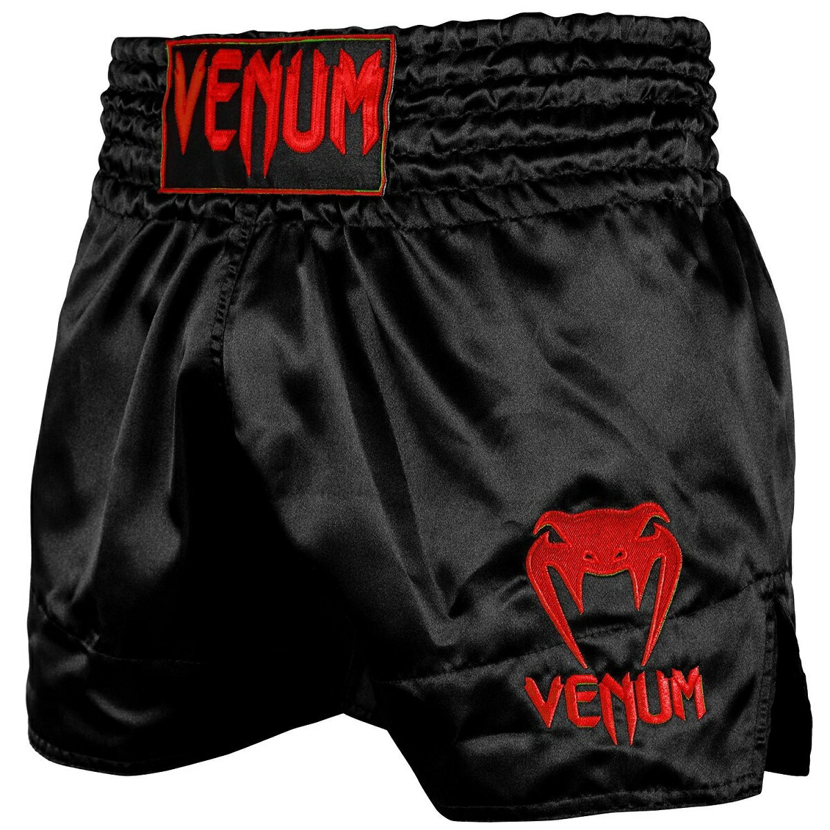 VENUM ムエタイトランクス MUAY THAI SHORTS CLASSIC (ブラック×レッド ...