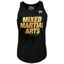 VENUM タンクトップ MMA VT TANK TOP (ブラック×ゴールド) //ノースリーブ ロゴ アメカジ トレーニング MMA 総合格闘技 スポーツ 送料無料