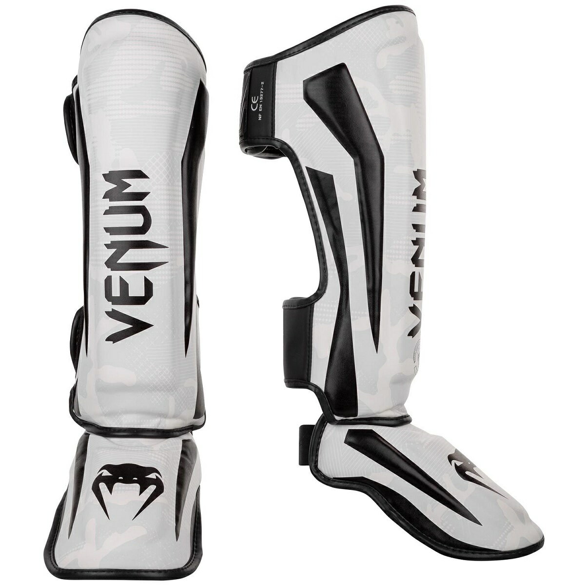 VENUM レッグガード ELITE SHIN GUARDS （ホワイト×カモ） VENUM-1394-053 //レガース キックボクシング 格闘技 防具 プロテクター 送料無料