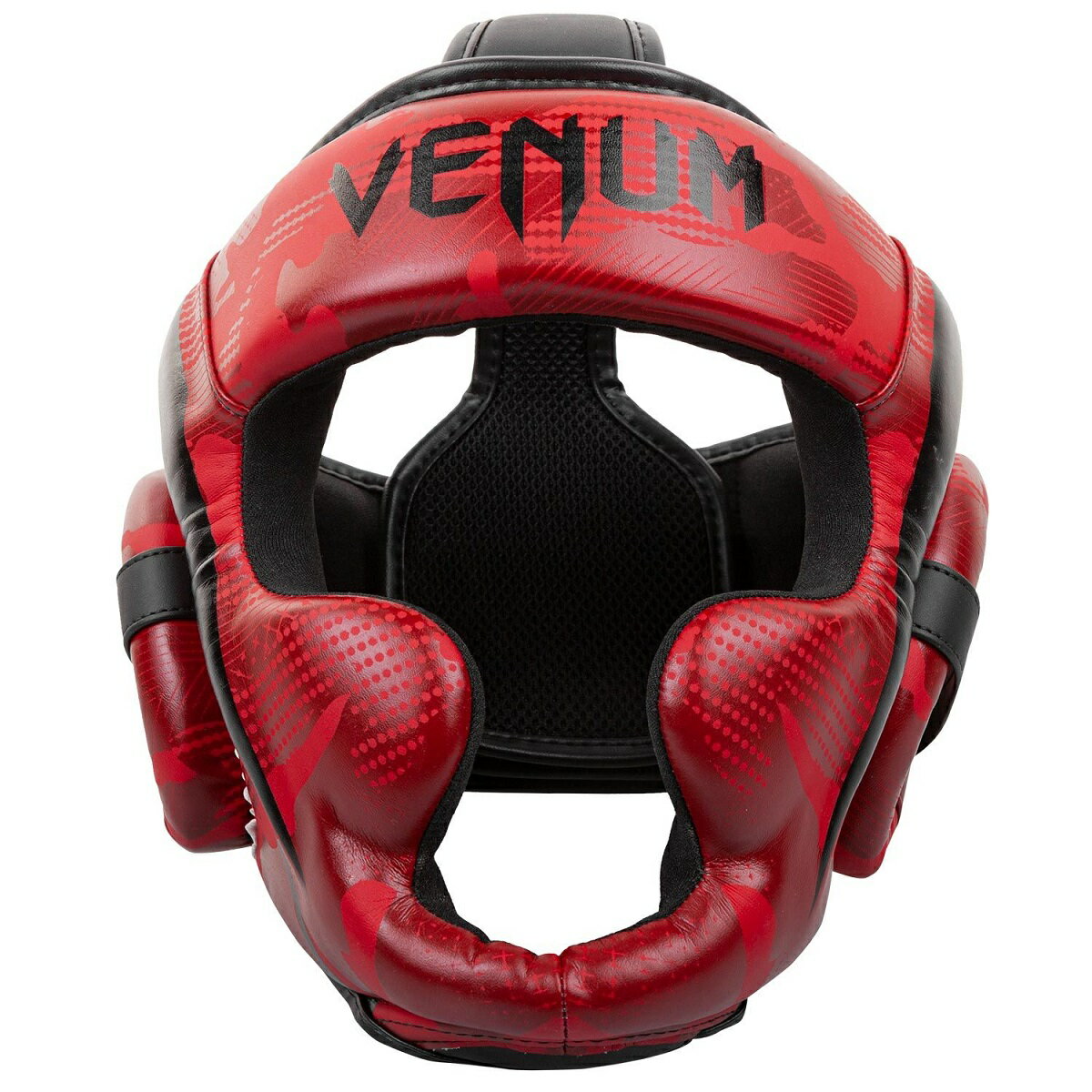 VENUM ヘッドガード ELITE HEADGEAR (レッド×カモ) VENUM-1395-499 //ボクシング スパーリング キックボクシング ヘッドギ...