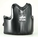 RYUJIN ボディプロテクター スーパーハードモデル ブラック //空手 防具 胴 ボディ プロテクター 硬質 練習 試合 拳法 打撃 組手 送料無料