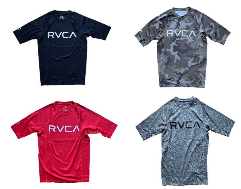 RVCA ラッシュガード ハーフスリーブ RVCA ルーカ メンズ Tシャツ RVCA SS RASHGUARD 2022年春夏モデル//ルーカ rvca 格闘技 コンプレッションウェア ワークアウト 送料無料