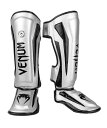 VENUM レッグガード ELITE SHIN GUARDS (シルバー×ブラック) VENUM-1394-451 //レガース キックボクシング 格闘技 防具...