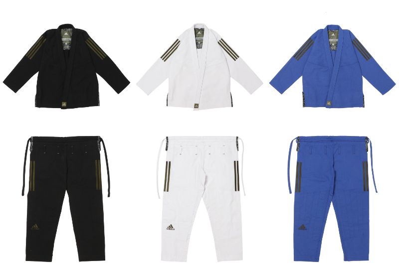 adidas 柔術着 PRO2 上下セット 帯なし JJ430 PRO2 //アディダス 柔術衣 道着 胴衣 GI A0 A1 A2 送料無料