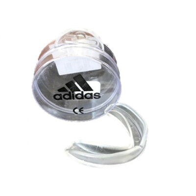 adidasシングルマウスピース(ケース付)//アディダス格闘技空手ボクシングキックボクシング総合格闘技練習道場