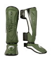VENUM レッグガード ELITE EVO SHINGUARDS (カーキ×シルバー) //レガース キックボクシング スパーリング 防具 脛ガード 格闘技 ...