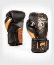 VENUM ボクシング グローブ ELITE EVO BOXING GLOVES (ブラック×ブロンズ) VENUM-04260-137 //スパーリンググロー...