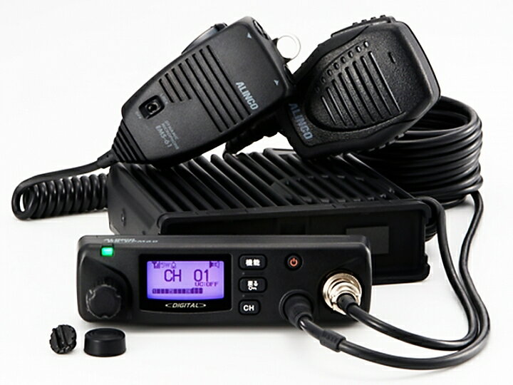 むせんZone25の【お取り寄せ】DR-DPM60E　アルインコ　増波対応97ch（351MHz）　5W　モービルトランシーバー　簡易無線　登録局　DRDPM60E｜アングル2