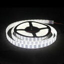 LEDテープライトDC12V/24V カバー付き 白色 完全防水 SMD5050 防水加工 LEDテープ ホワイト 1M トラック 船舶 照明 蛍光灯屋外照明 led 間接照明