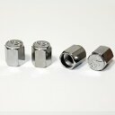 【お買い物マラソン最大28倍】 エアバルブ キャップ N2 エアーバルブ 4個 窒素ガス 充填バルブ 用 メッキ シルバー 送料込み n2-p