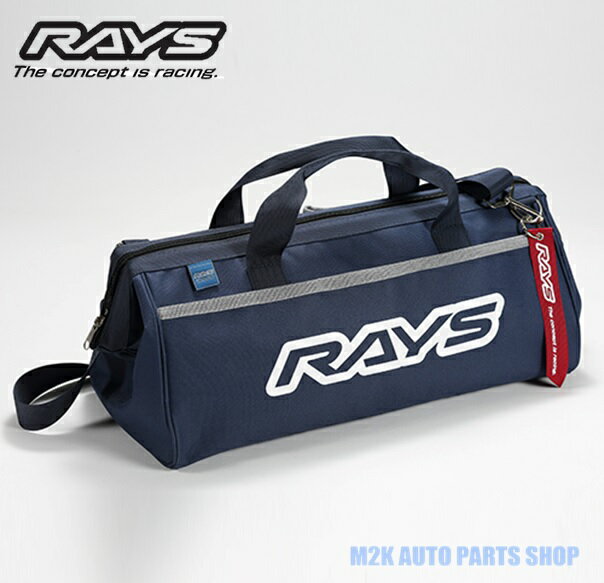 RAYS OFFICIAL GEAR ツールバッグ ネイビー 鞄 工具 ショルダー ストラップ 収納 H220×W450×D170 No.74090200035NV