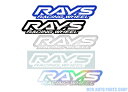 RAYS レイズ レイズレーシングホイール ステッカー 選べるサイズ 1枚 5色 No020 No21 No022 ヌキ文字タイプ ホワイト マットブラック シルバー ブルー ホログラム