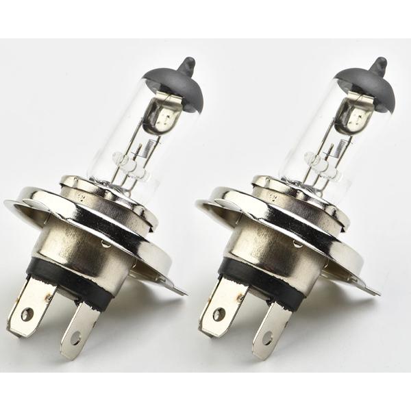 【スーパーセール最大28倍】 ヘッドライト H4 2個 ハロゲンバルブ DC12V 55W 100W イエロー ホワイト 高輝度 高効率 キノセン 雨天 濃霧