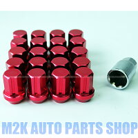 色選択自由ロックナット盗難防止ホイールナットM12P1.5P1.2520個セット専用ソケット付き送料無料アルミ軽量袋ナットレーシングレッドブルーブラックシルバー
