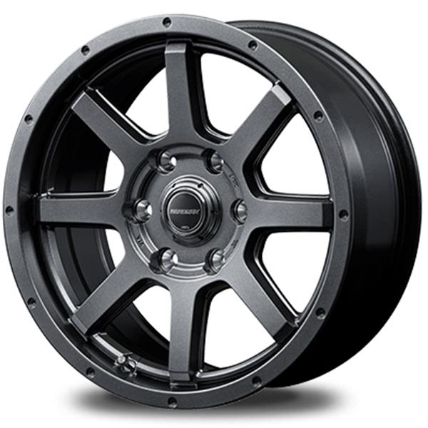 15インチ マッドライダー 6J +33 6H-139.7 1本 グレー ホイール ハイエース 車検 業販