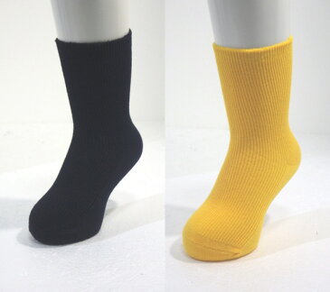 靴下 キッズ 【よりどり3足組】 クルーソックス 日本製 カラー 無地 リブ編み のびのびサイズ15cm〜21cm 子供
