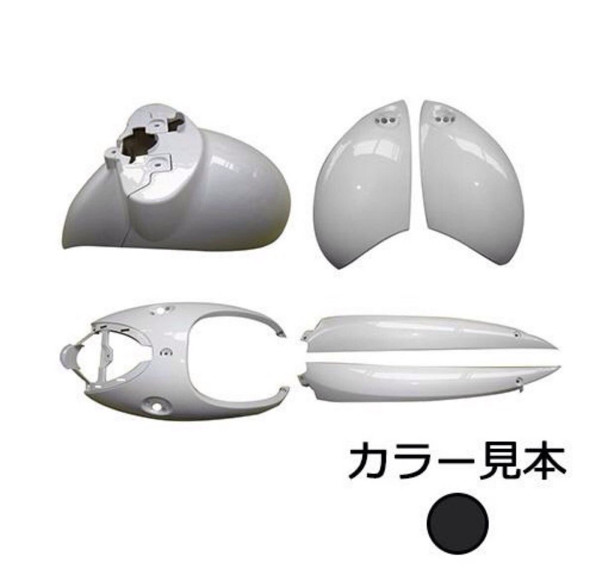 樂天商城 - 1113　マットダークグレーメタリック1　ヤマハ　New Vino 5ST SA26/37/54/59J タイプ　外装6点セット　高品質　台湾製　新品