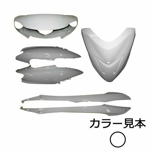 00UJ　ラジカルホワイト　ヤマハ　CV50　5KN/5PT/5SU/5SW　SA16J　外装6点セット　高品質　台湾製　新品