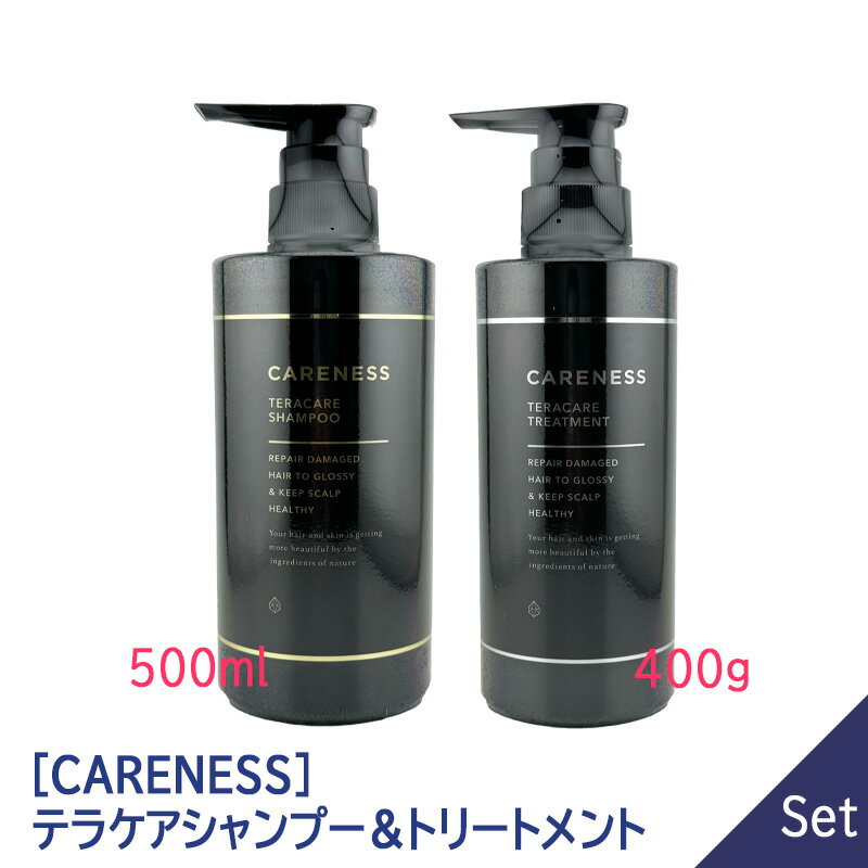 〈60〉【1&1セット】【送料無料】［CARENESS］ケアネス テラケアシャンプー 500ml & ヘアトリートメント 500g スカルプシャンプー 頭皮ケア(4)