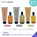 【8/1限定!抽選で100%ポイントバック】〈60〉【1&1セット/送料無料】 ルベル シーソー ヘア&スキャルプシャンプー 250ml & トリートメント 2...
