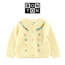 BONTON【ボントン】 ベビー カーディガン 2A【2歳】3A【3歳】