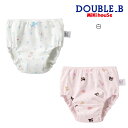 セール30%OFF!ダブルビー ドット&アイス柄ショーツセット<2枚セット>(90cm-130cm)(下着・肌着セット)ミキハウス正規販売店●メール便OK