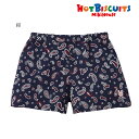 【セール30 OFF】【メール便OK】【HOT BISCUITS ホットビスケッツ】キャビットちゃん ペイズリー柄ショートパンツ(80cm 90cm)ミキハウス