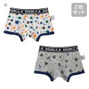 【メール便OK】【DOUBLE B ダブルビー】ボクサーパンツセット(2枚セット)(90cm-140cm)(下着・肌着セット)ミキハウス