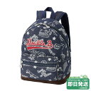 セール30%OFF!ダブルビー 抜染デニム 総柄 リュック(容量6L)ミキハウス正規販売店●メール便不可