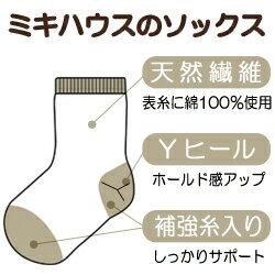 セール30%OFF！ミキハウス 学校用やお出かけに リーナちゃん ワンポイントソックス...