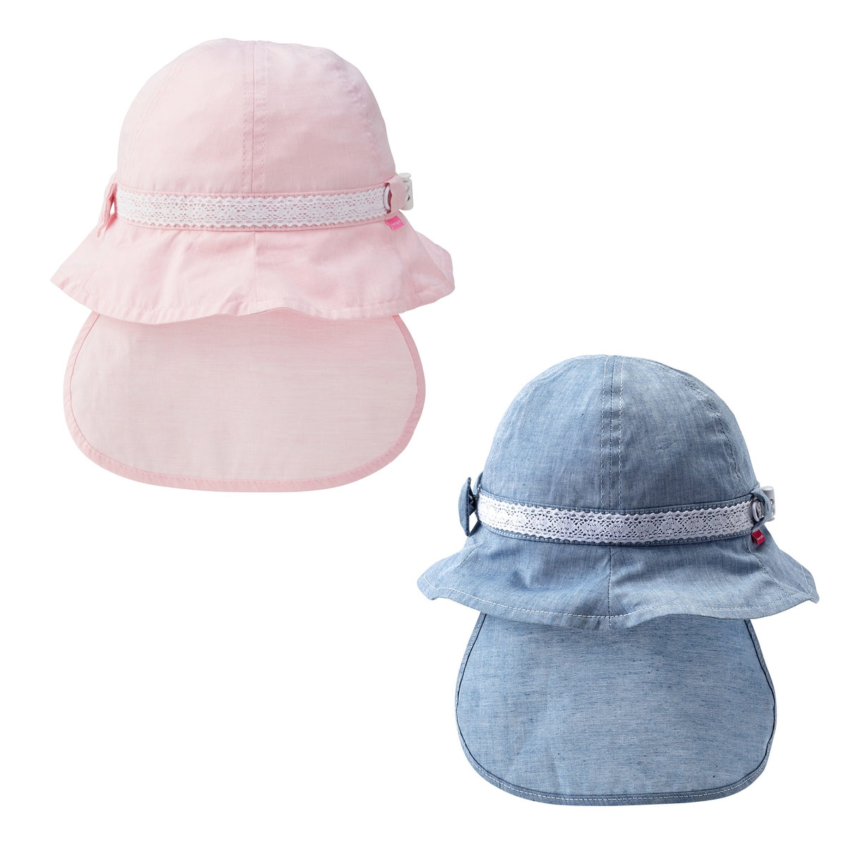 セール30%OFF！ホットビスケッツ 日よけカバー付きハット ミキハウス正規販売店●メ...