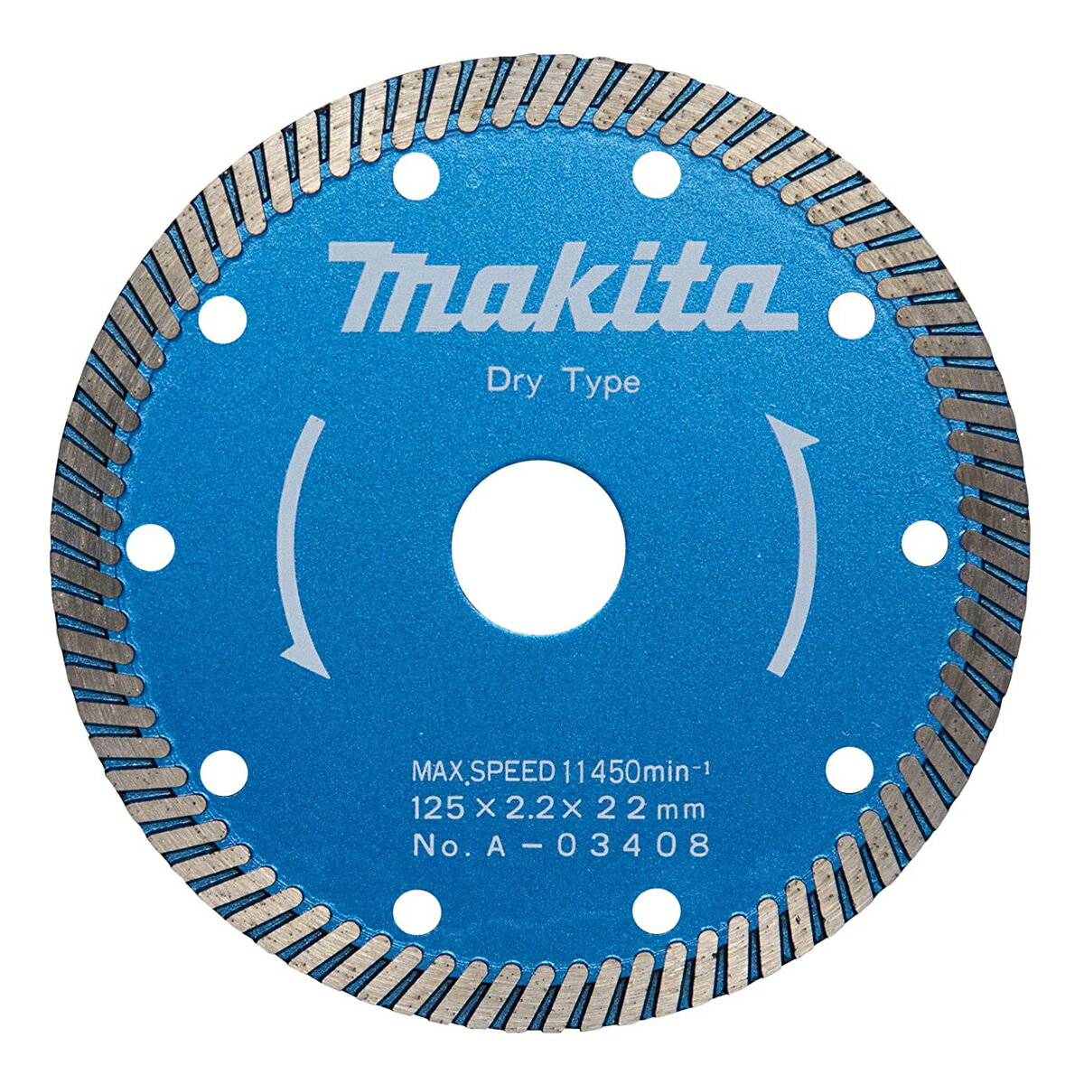 マキタ ダイヤモンドホイール A-03408 125mm / 波型