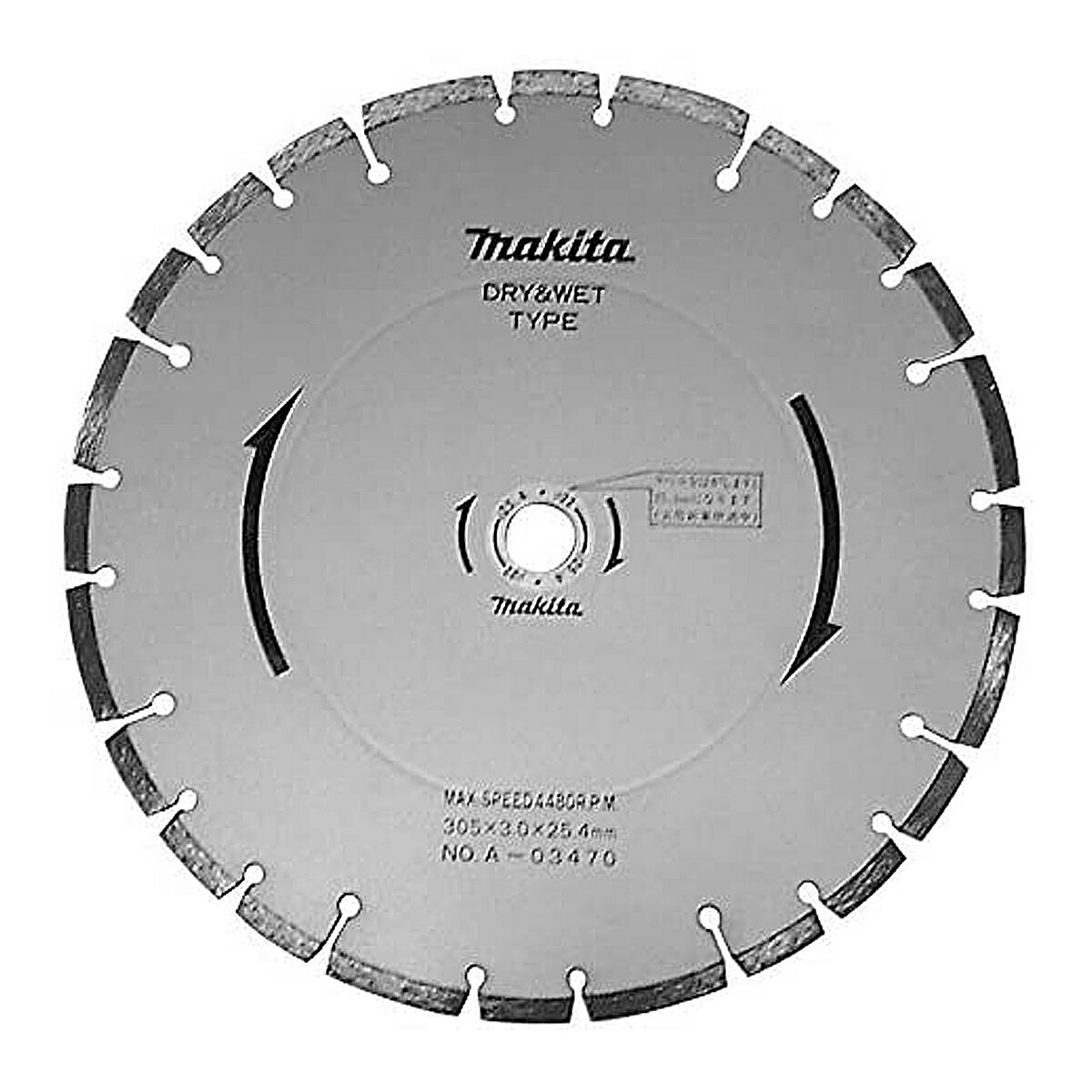 マキタ ダイヤモンドホイール A-03470 305mm / アスファルト用