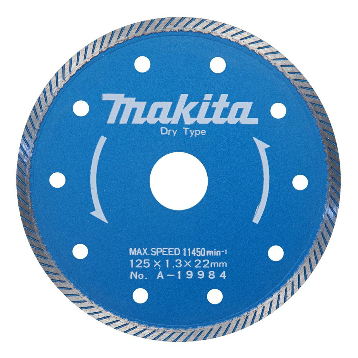 マキタ ダイヤモンドホイール A-19984 125mm / 波型 スーパースリム 1