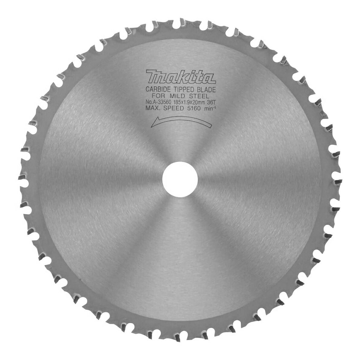 マキタ チップソー A-33560　185mm×36P /軟鋼材用