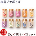 塩彩プチボトル 10フレーバー (5g×10本)×3セット 【送料無料】 /沖縄 塩 沖縄お土産 ギフト