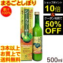 シークワーサーまるごとしぼり 500ml (原液 沖縄産 青...