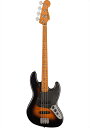 Squier by Fender@40th Anniversary Jazz Bass, Vintage Edition Satin Wide 2-Color Sunburst