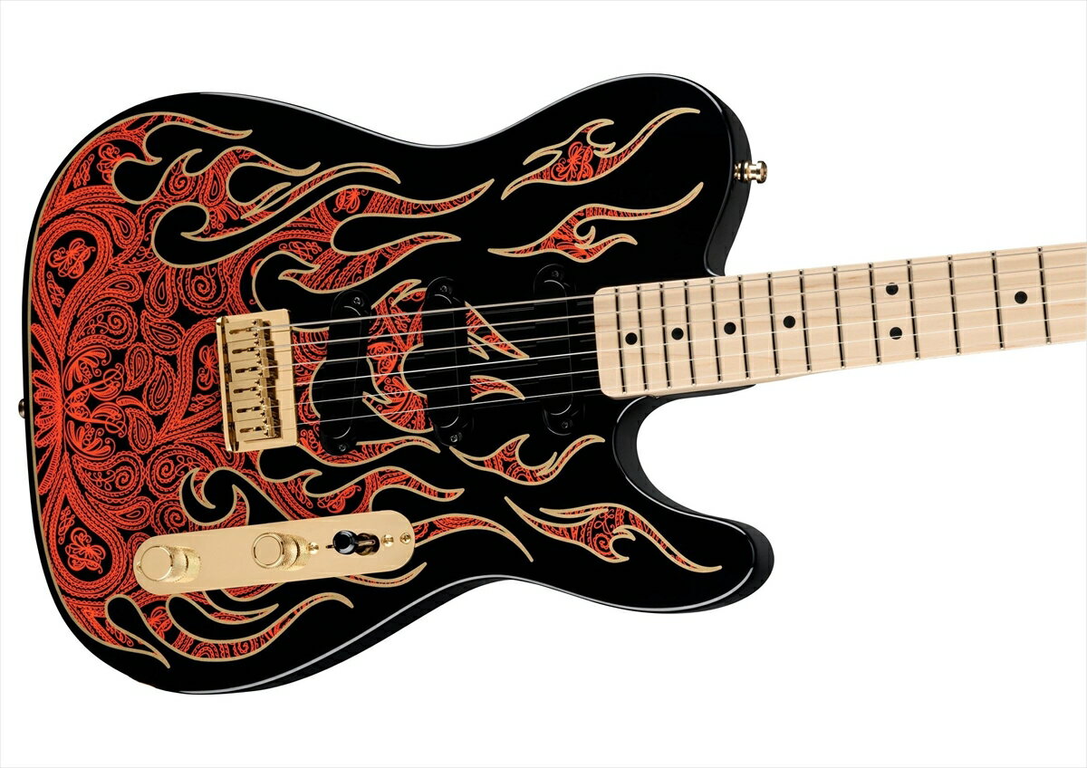 Fender　James Burton Telecaster Red Paisley Flames