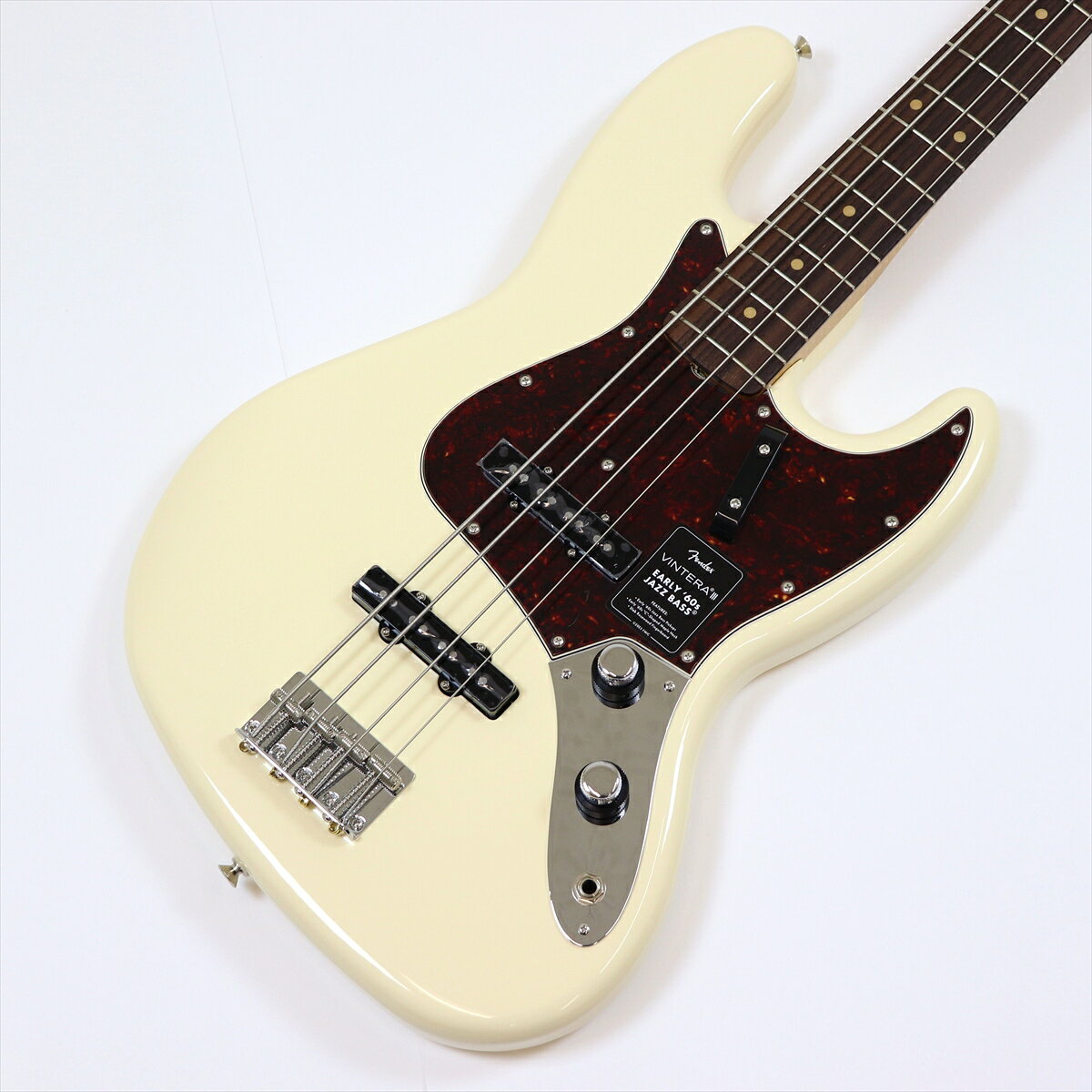 Rakuten - Fender　Vintera III Early '60s Jazz Bass, Rosewood Fingerboard, Olympic White [MX26003211]