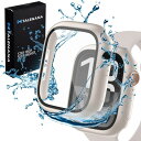 TALENANA for Apple Watch 10ケース 46mm 防水 アップルウォッチ10防水カバー ガラスフィルム 一体型 apple watch series 10対応 PC素材 耐衝撃 タッチ感良好 衝撃吸収 防塵 Apple Watch 10アクセサリー Apple Wa