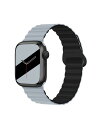 シリカゲル磁力 バンドコンパチブル Apple Watch バンドコンパチブル アップルウォッチバンド49mm 45mm 44mm 42mm 41mm 40mm 38mm, スポーツバンド 調整工具不要 男女兼用 に適用するApple Watchシリー