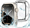 ANYOI 対応 Apple Watch ケース 44mm 防水ケース アップルウォッチ カバー 防水 一体型360ど度 アップルウォッチ ケース 耐衝撃 装着簡単 apple watch カバー 全面保護 高透過率 Apple Watch Series SE2/SE/6